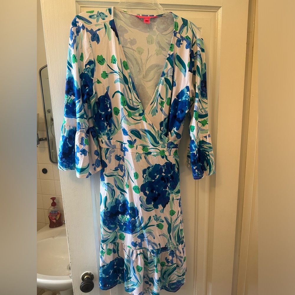 Lilly Pulitzer wrap dress size XL